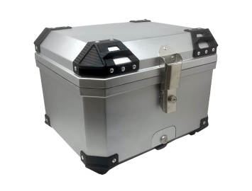ModCycles - Luggage Box for Scooters / Motorcycles - Size: XL - Color: Silver - 45Lts